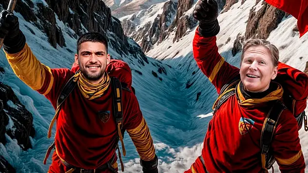 Maçkolik'ten dikkat çeken paylaşım: Gisdol ile Bilal, Erciyes'in zirvesine çıktılar!