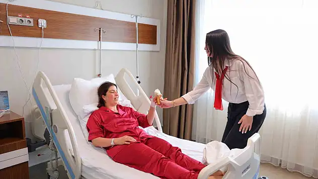 Makedonya'dan gelen hasta Kahramanmaraş'ta sağlığına kavuştu