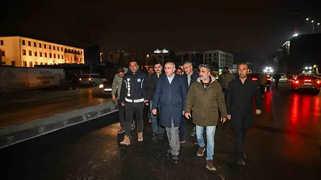 İnönü Caddesi yeniden trafiğe açıldı!