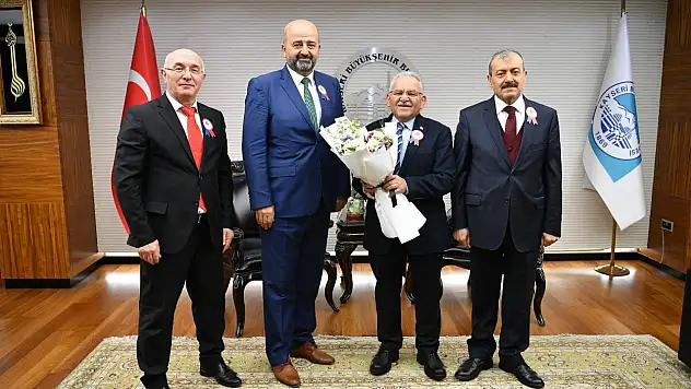 Maliye teşkilatından Büyükşehir'e ziyaret