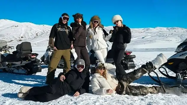 Manifest'ten Erciyes'te kış şovu! Sosyal medyada büyük ilgi