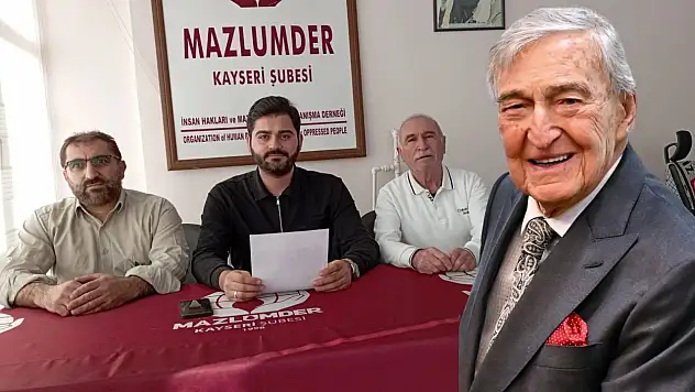 MAZLUMDER Kayseri'den iş insanı Rahmi Koç'a tepki