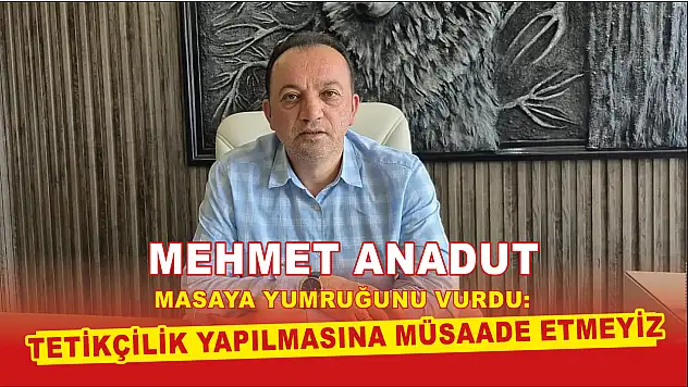 Mehmet Anadut Kayserispor için masaya yumruğunu vurdu: Tetikçilik yapılmasına müsaade etmeyiz