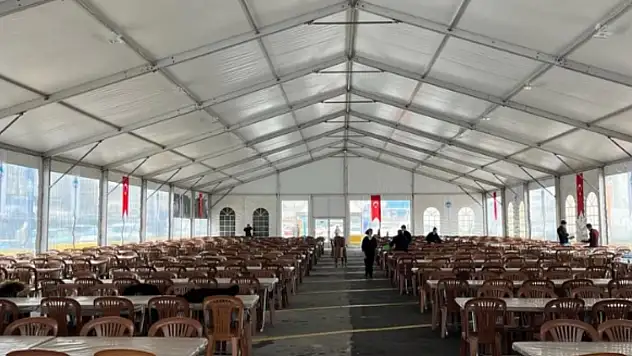 Melikgazi Belediyesi'nin iftar çadırı menüsü belli oldu