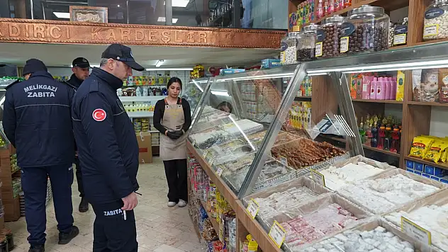 Melikgazi'de bayram öncesi gıda denetimleri artırıldı