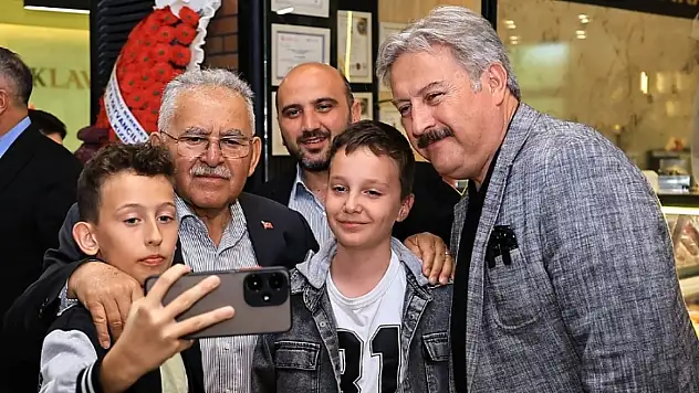 Melikgazi'de cıvıl cıvıl çarşıya başkanlardan ziyaret
