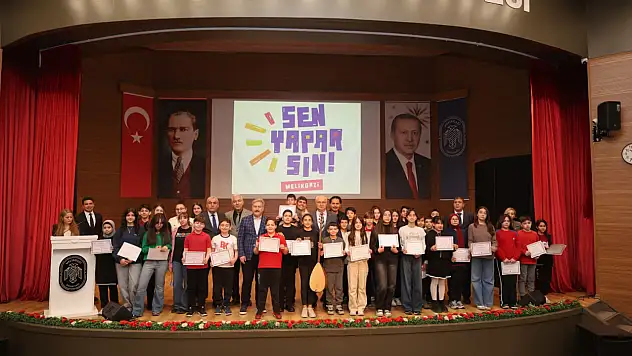 Melikgazi'de minik müzisyenler ödüllendirildi!
