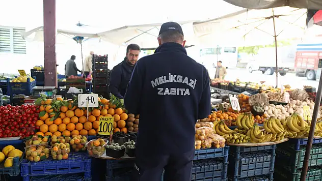 Melikgazi'de Pazar denetimleri aralıksız sürüyor - İşte dikkat edilen kurallar!