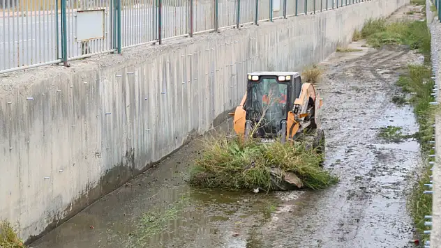 Melikgazi'de taşkın riskine karşı önlem