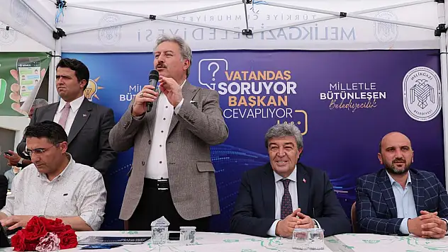 Melikgazi'de vatandaş sordu başkanlar cevapladı!