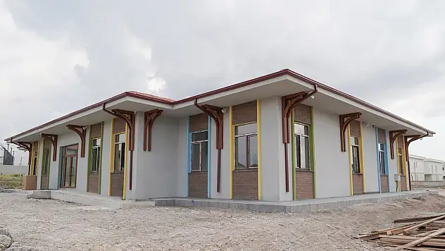 Melikgazi'de yeni bir anaokulu daha yükseliyor