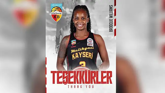 Melikgazi Kayseri Basketbol'da Brooque Williams ile yollar ayrıldı
