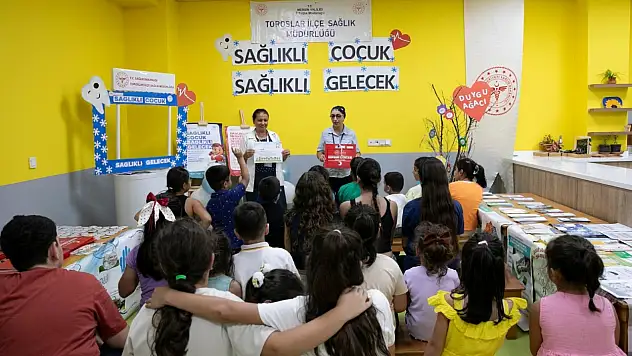 Mersin'de çocuklara 'Sağlıklı Gelecek' eğitimi!