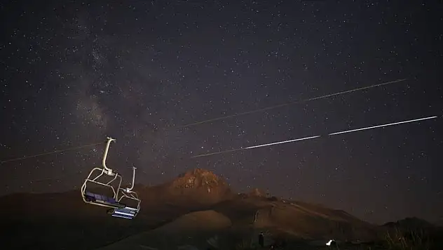 Meteor yağmuru heyecanı Erciyes'te yaşanacak!