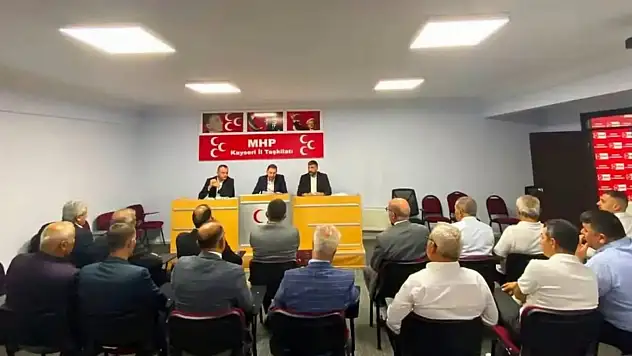 MHP Kayseri'de kongre öncesi kritik toplantı!