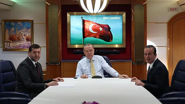 MHP'li Vekil Baki Ersoy'dan Cumhurbaşkanı Erdoğan'a ziyaret