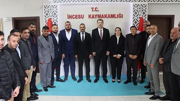 MHP'nin yeni ilçe yönetiminden Kaymakam Karakaş'a ziyaret!