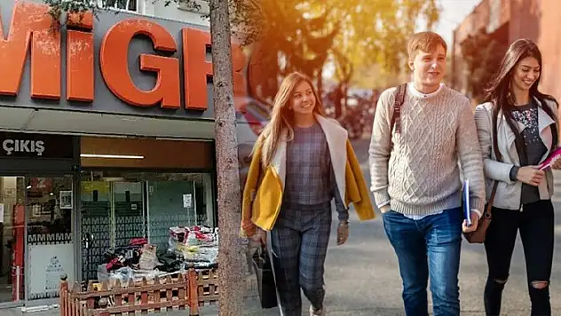 Migros, bu kez de öğrencilere kampanya yaptı