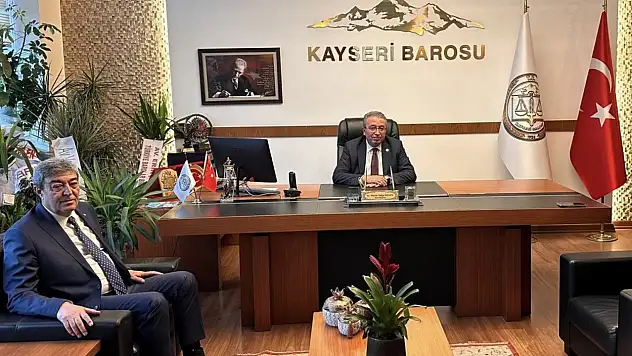 Milletvekili Ataş'tan Kayseri Barosu Başkanı Özsoy'a tebrik mesajı!