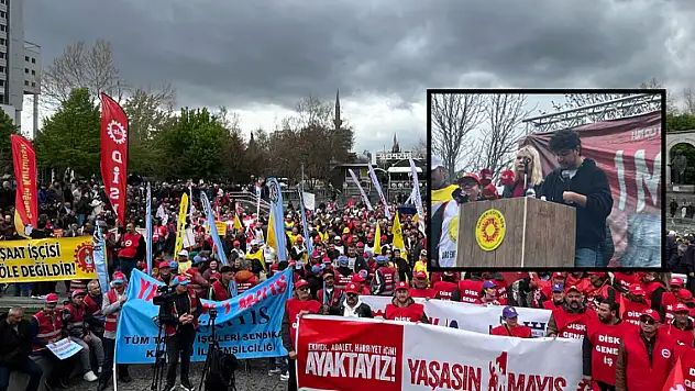 Mimar Sinan Parkındaki 1 Mayıs kutlamasına damga vurdu!