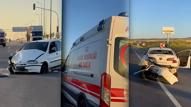 Mimarsinan OSB'de trafik kazası: 2 yaralı!