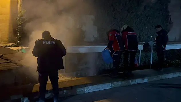 Mimarsinan Parkı'nda korkutan yangın!