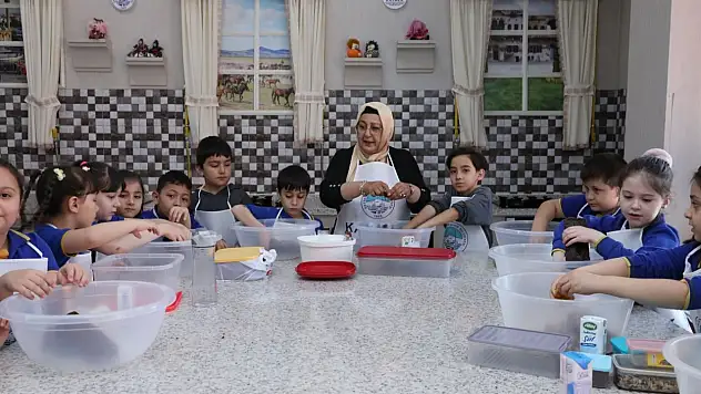 Minik şefler Kayseri'de mutfakta buluştu!