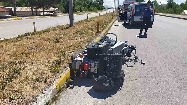 Motosikletin çarptığı yaya yaşamını yitirdi!