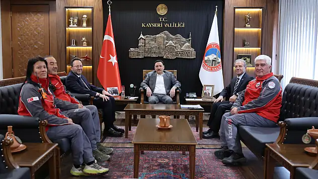 MÜSİAD SAR Arama Kurtarma Ekibinden Vali Gökmen Çiçek'e ziyaret