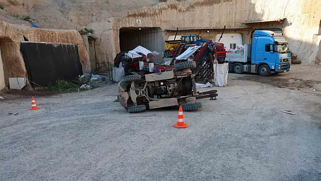 Devrilen forkliftin altında kalan genç hayatını kaybetti