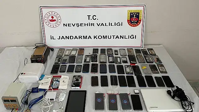 Nevşehir'de kaçak telefon operasyonu: Çok sayıda telefona el konuldu!