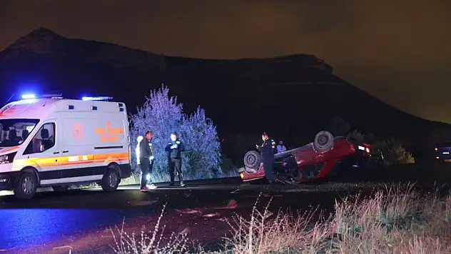 Nevşehir'de otomobil takla attı: 1 ölü