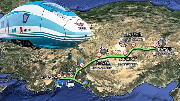 Nevşehir'e, Kayseri-Antalya Hızlı Tren hattı yanıtı: Proje rafa mı kalktı?