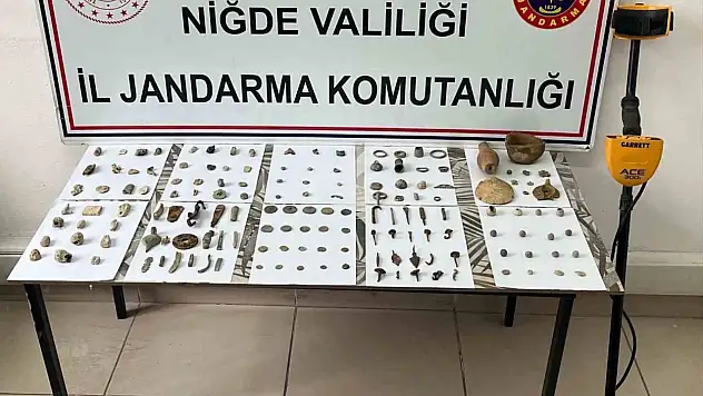 Niğde'de 'Anadolu Mirası' operasyonu düzenlendi: 145 tarihi eser ele geçirildi
