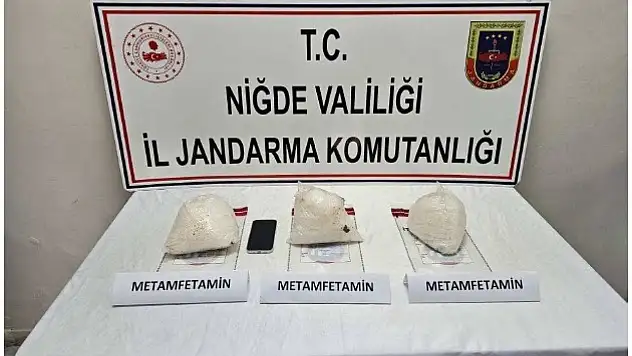 Niğde'de uyuşturucu operasyonu! 3 kilo madde ele geçirildi