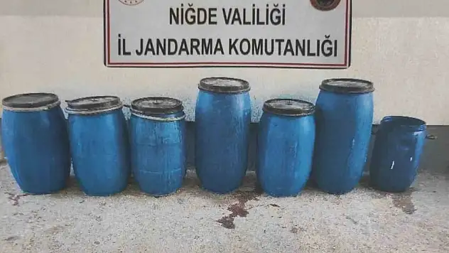 Niğde'de yaklaşık bir ton kaçak şarap ele geçirildi!
