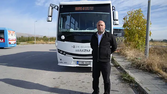 Niğde'de halk otobüsünde korku dolu anlar! Şoförün müdahalesi hayat kurtardı