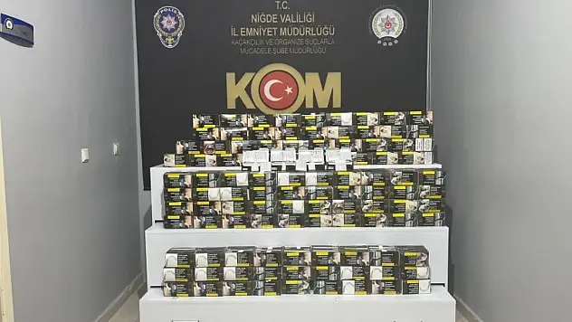 Niğde Polisi Kaçak Tütüne Geçit Vermedi