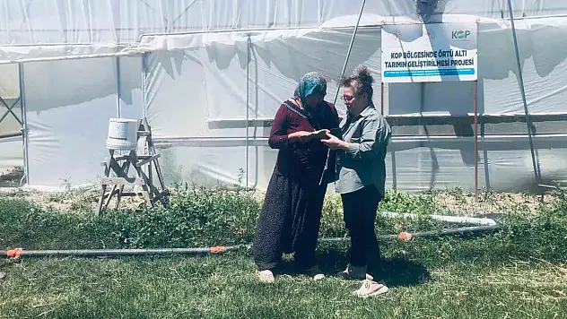 Niğde'de KOP destekli seralarda üretimler başladı!