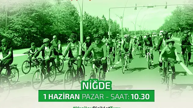Niğde'de pedallar sağlık için dönecek
