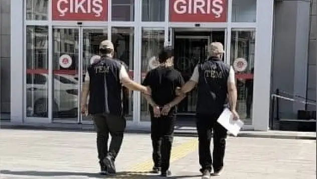 Aranan PKK'lı tutuklanarak cezaevine gönderildi