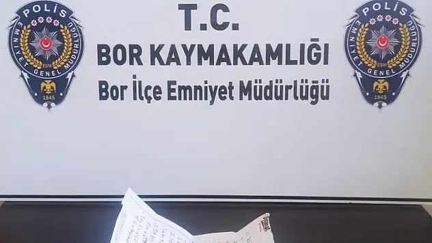 Niğde'de uyuşturucu operasyonu düzenlendi!