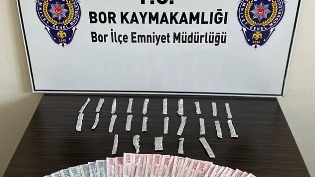 Niğde Bor'da uyuşturucu operasyonu