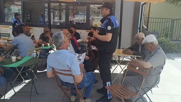 Niğde'de polisı vatandaşları uyardı