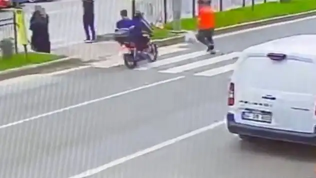 Ölümlü motosiklet kazasında görüntülere ulaşıldı