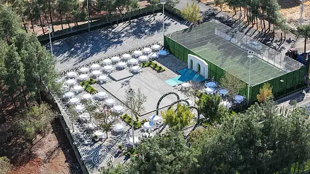 Evlenecek çiftlere müjde: Belediyenin bin kişilik kır düğün salonu hizmete girdi!