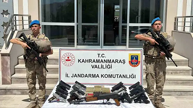 Kahramanmaraş'ta Evden Cephane Çıktı