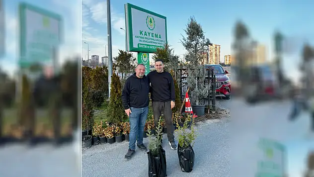 Orman Haftası'nda örnek hareket: Kayseri'de emniyet mensubu onlarca fidan dikti