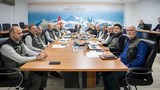 Ormancılıkta yıl sonu hedefleri ve çalışma takvimi masaya yatırıldı!