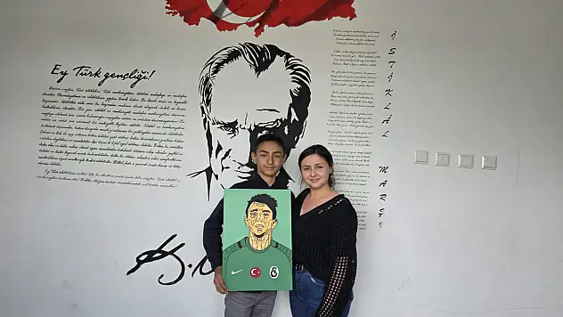 Ortaokul Öğrencisi Muhammed'den Muslera'ya Özel Resim